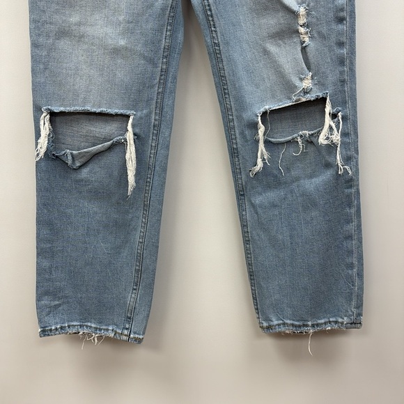 Abercrombie & Fitch The Ankle Straight Ultra High Rise Jeans Light Wash Denim 27 - Picture 4 of 8